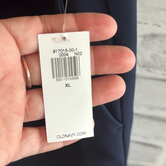 NWT! Women’s Old Navy Maternity navy blue belly cover dress pants XL - Picture 3 of 5